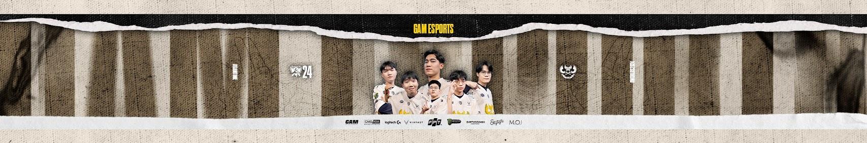 GAM Esports channel background