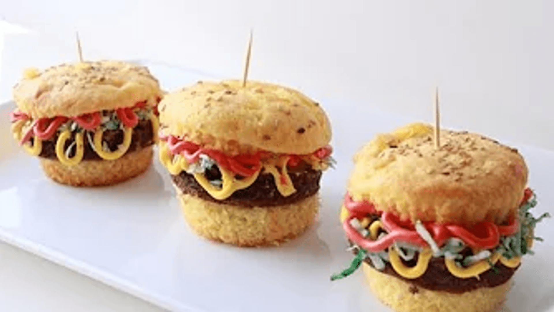 How To Make Hamburger Cupcakes | Simply Bakings thumbnail