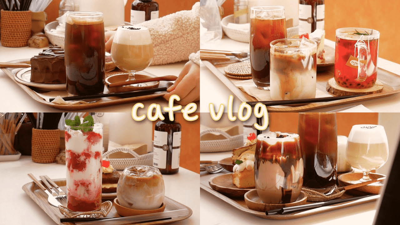 [cafe vlog] 커피 한잔 할래요🖤 카페사장브이로그 | 카페브이로그 | 디저트카페 | 케이크만들기 | 개인카페 | 도시락케이크 | 강릉카페 | 그다이마잇 |Koreacafe thumbnail