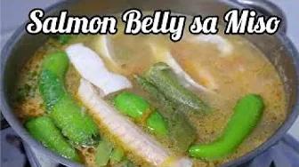 Sinigang na Salmon Belly Recipe | How to Cook Sinigang Salmon Belly with Miso Soup thumbnail