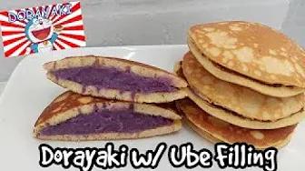 DORAYAKI WITH UBE FILLING | Japanese Pancake | How to make Dorayaki w/ Ube | Taste Buds PH thumbnail