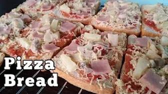 PIZZA BREAD | How to make easy Hawaiian Pizza using sliced bread | Taste Buds PH thumbnail