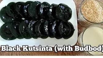 BLACK KUTSINTA WITH BUDBOD | How to make Black Kutsinta | Taste Buds PH thumbnail