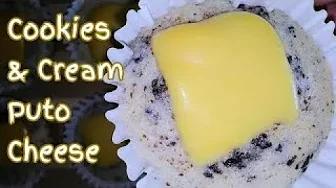 COOKIES & CREAM Steamed Cake w/ CHEESE | How to make Cookies & Cream Steamed Cake Cheese thumbnail