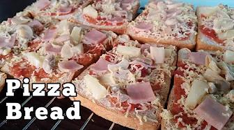 PIZZA BREAD | How to make easy Hawaiian Pizza using sliced bread | Taste Buds PH thumbnail