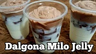 DALGONA MILO JELLY | How to make Dalgona Choco Jelly | Taste Buds PH thumbnail