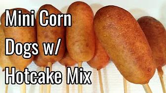 MINI CORN DOGS USING HOTCAKE MIX | Taste Buds PH thumbnail