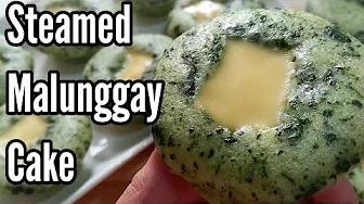 STEAMED MALUNGGAY CAKE | How to make Malunggay cake without oven | Taste Buds PH thumbnail