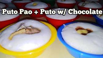 SUPER FLUFFY AND WHITE PUTO | Puto Pao + Puto w/ Choco | Putong Puti Recipe | Taste Buds PH thumbnail