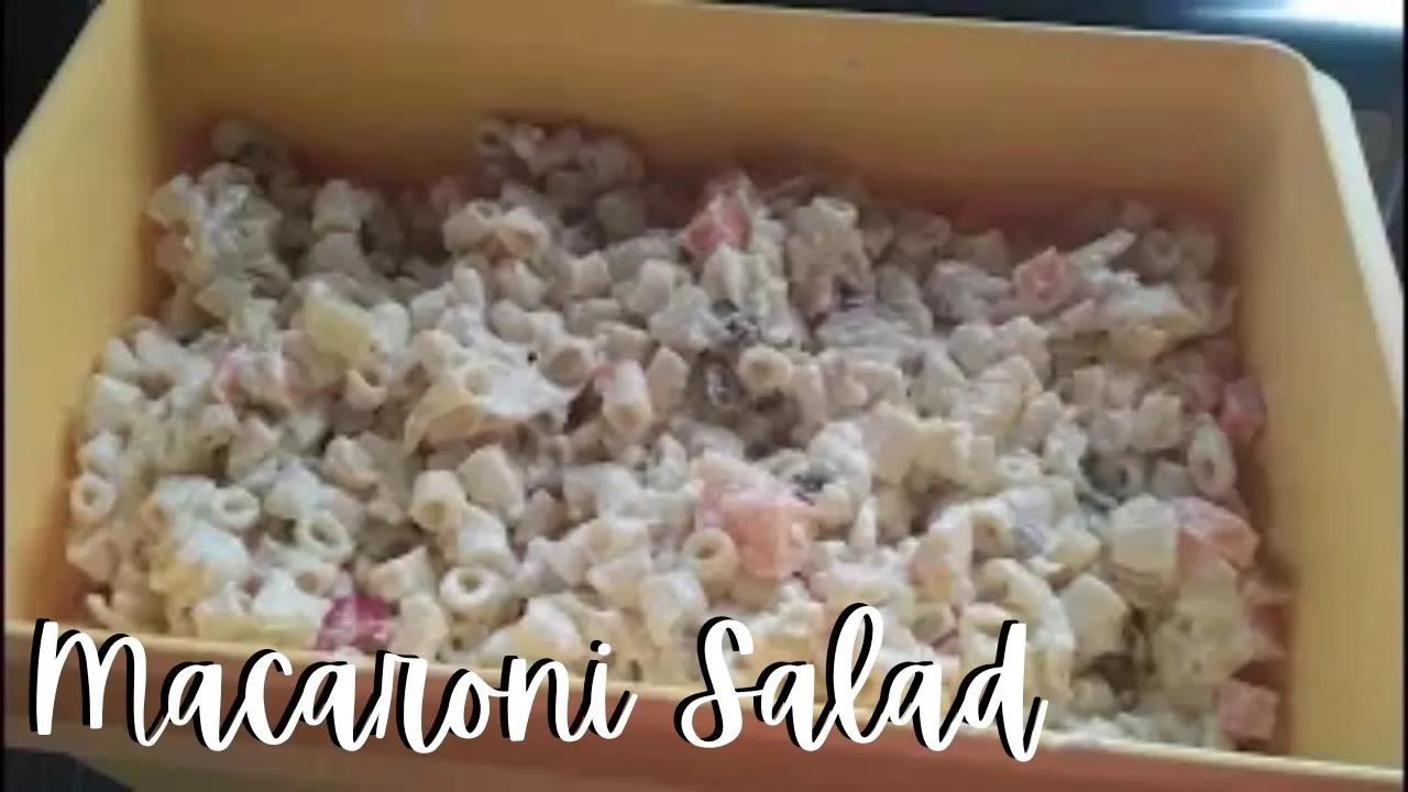 Pinoy Chicken Macaroni Salad | How to make chicken macaroni salad | Taste Buds PH thumbnail