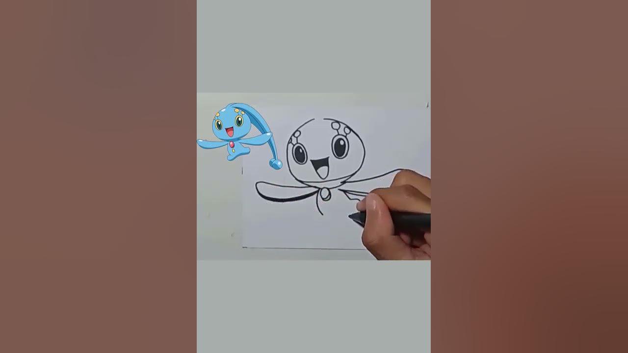 Draw MANAPHY B #grafity #pokemon thumbnail