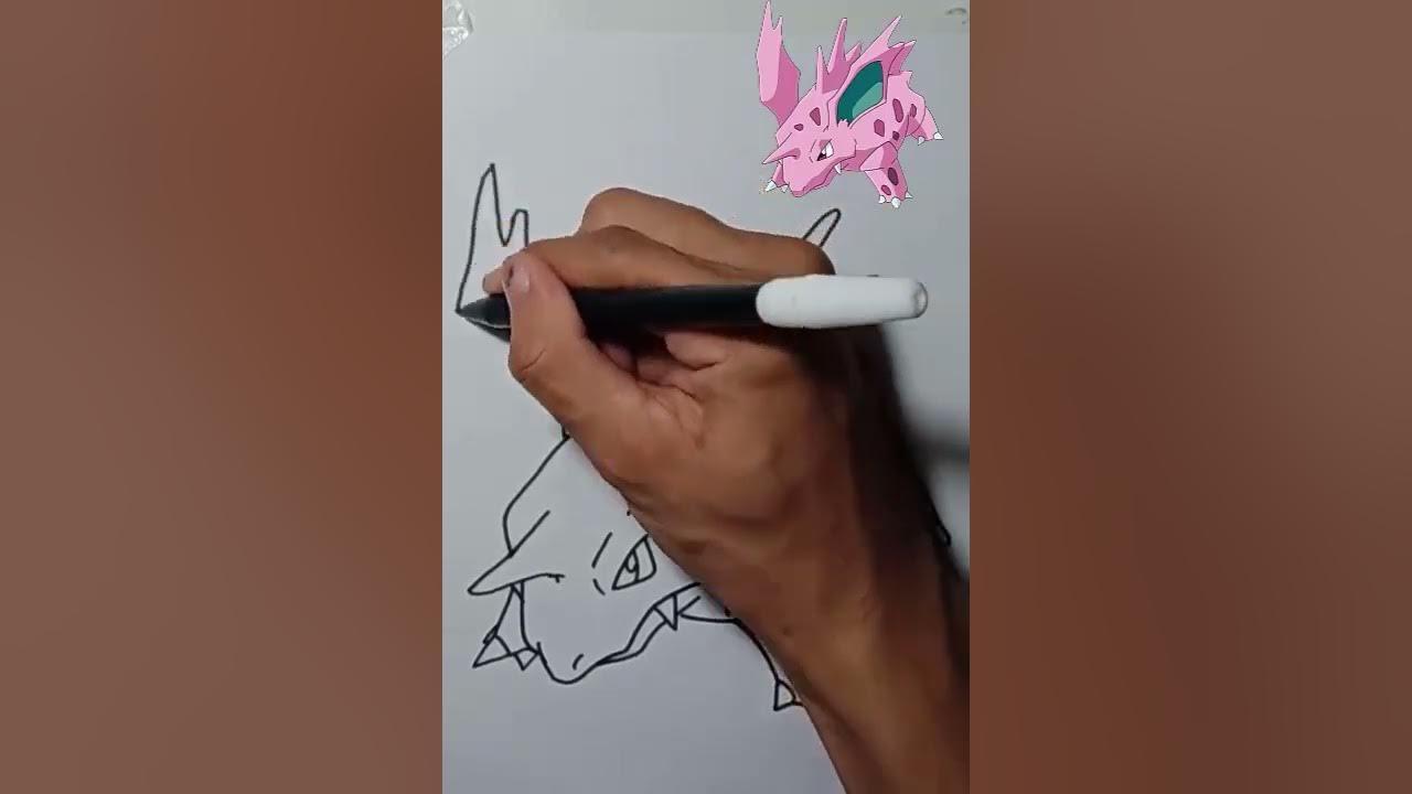 DRAW POKEMON NIDORINO 1MINUTE thumbnail