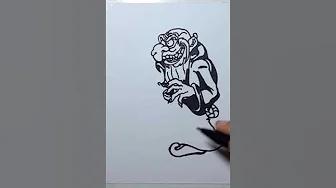 DRAW EVIL WIZARD #shorts #grafity #menggambar thumbnail