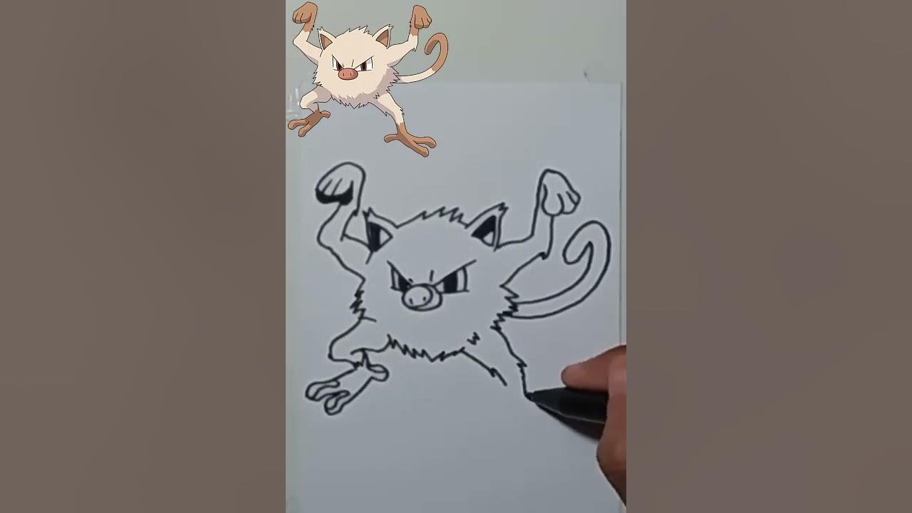 Draw Pokemon MANKEY thumbnail