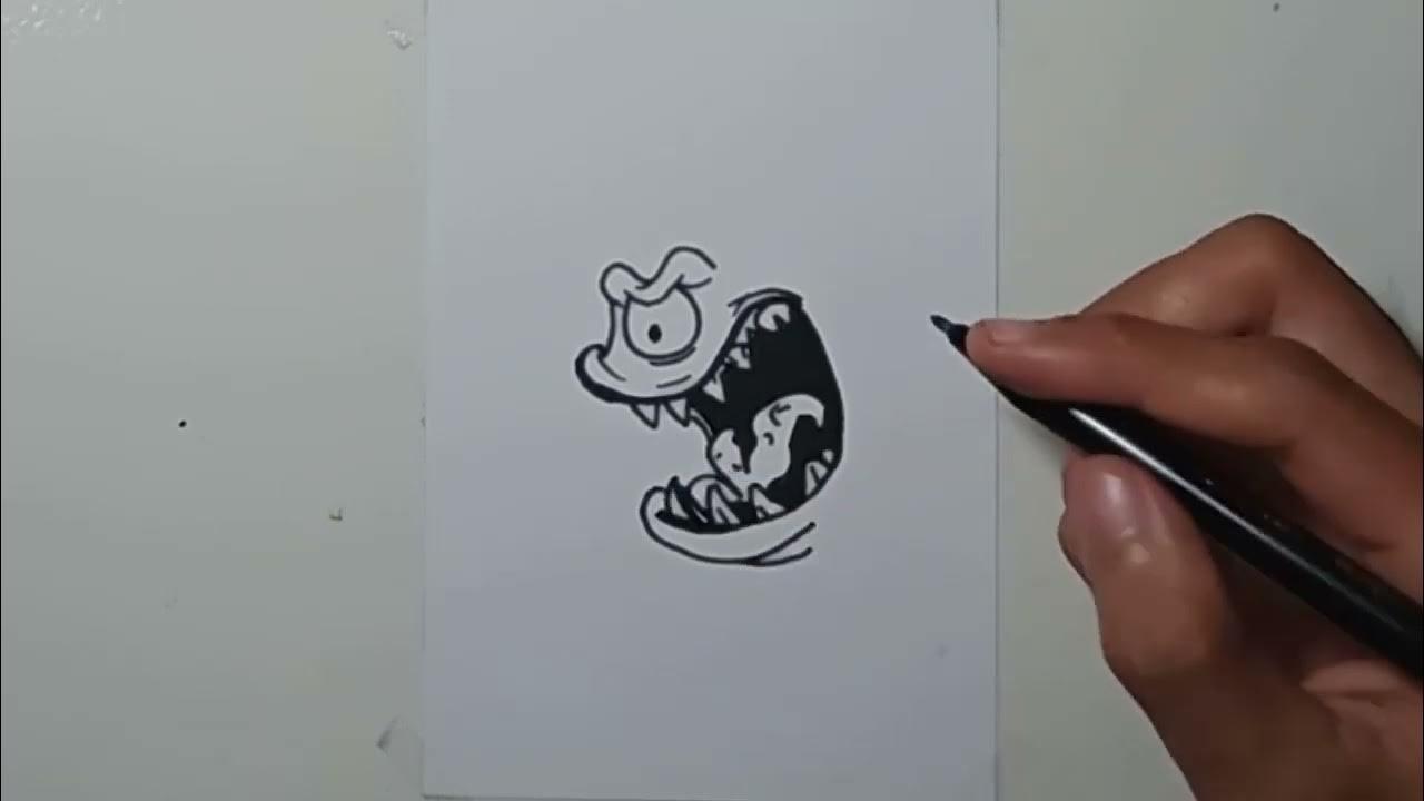 drawing cartoon monster karakter 1 thumbnail