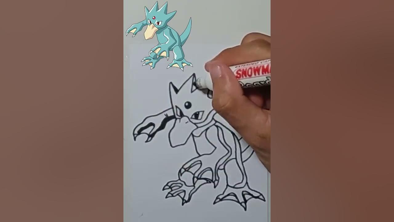 MENGGAMBAR POKEMON GOLDUCK thumbnail