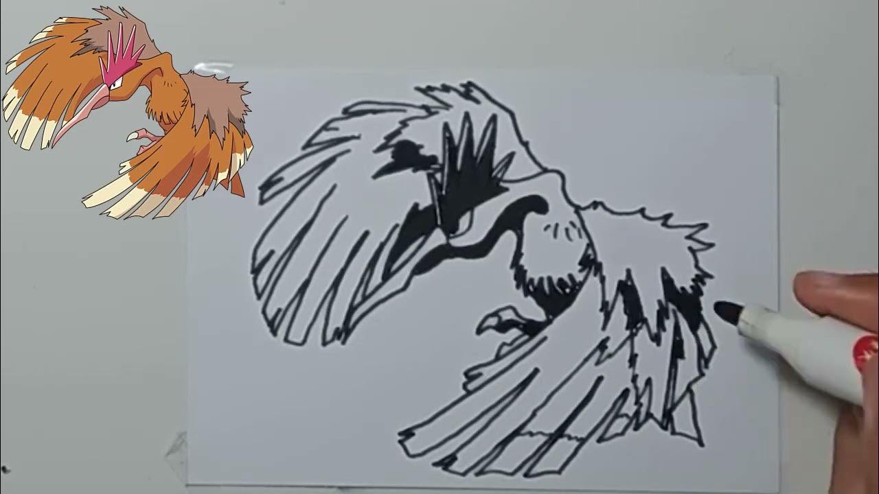 MENGGAMBAR POKEMON FEAROW thumbnail