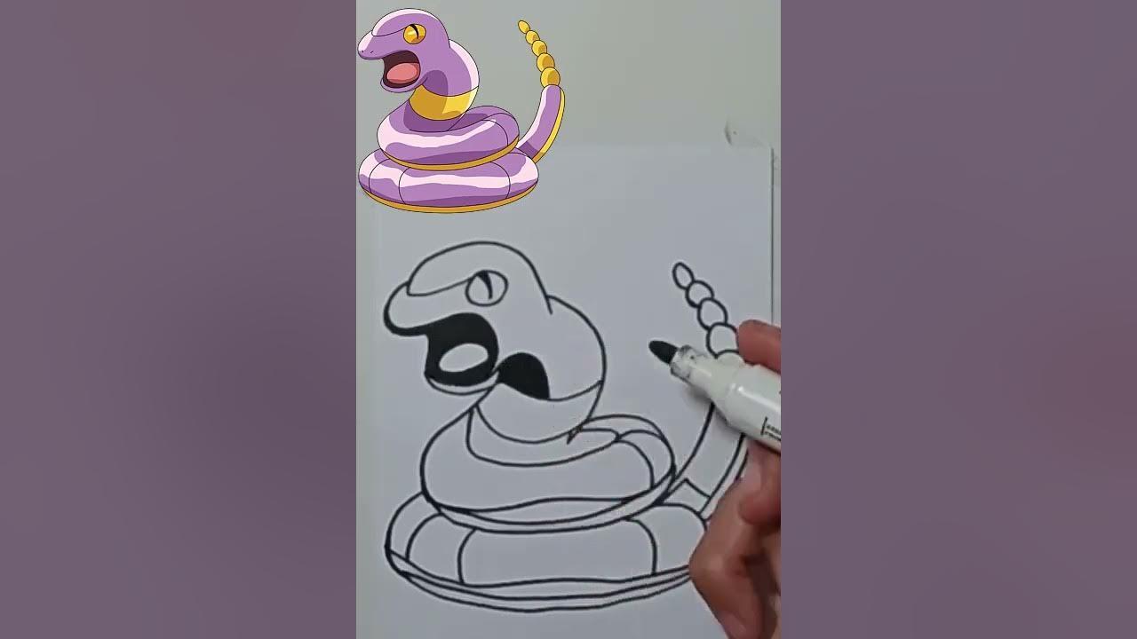 MENGGAMBAR POKEMON EKANS thumbnail