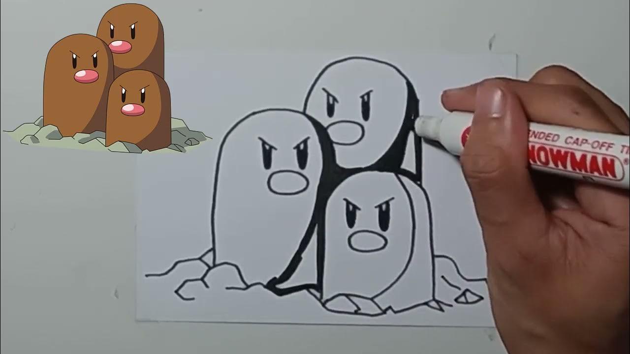 MENGGAMBAR POKEMON DUGTRIO thumbnail