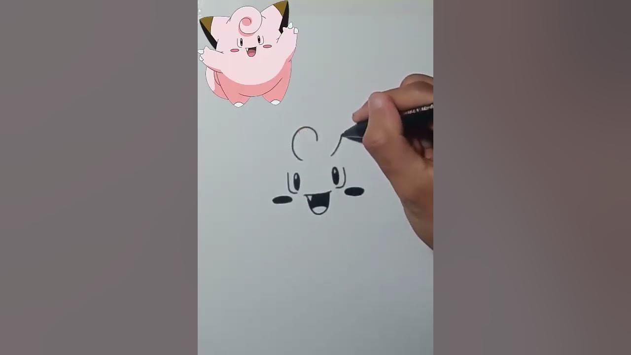 MENGGAMBAR POKEMON CLEFAIRY thumbnail