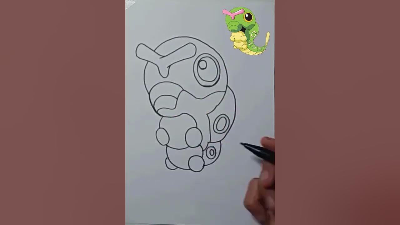 DRAWING POKEMON CATERPIE thumbnail