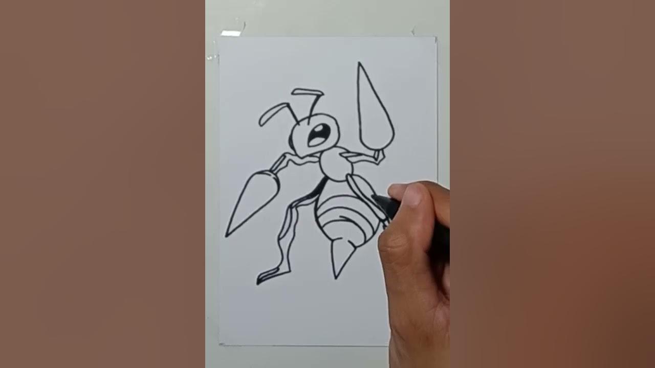 MENGGAMBAR POKEMON BEEDRILL 1MNT thumbnail