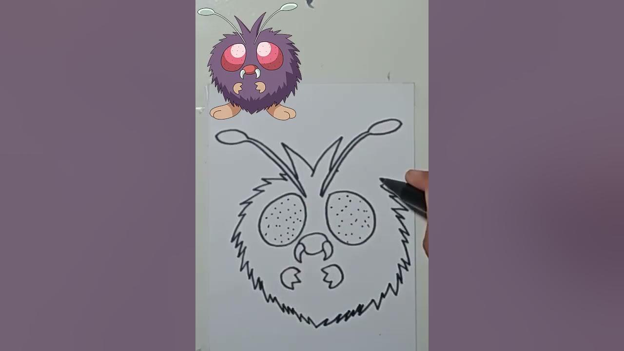 MENGGAMBAR POKEMON VENONAT thumbnail