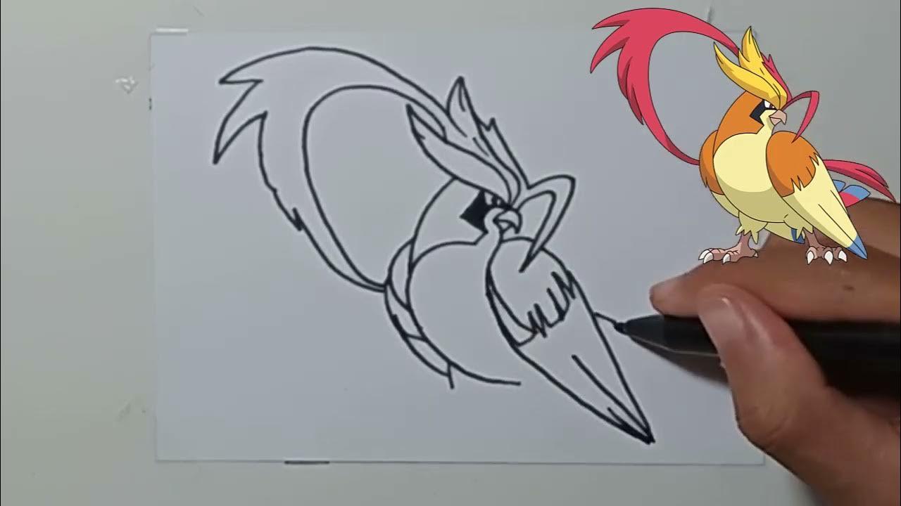 CARA MENGGAMBAR MEGA PIDGEOT DENGAN MUDAH thumbnail