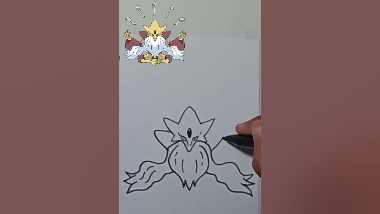 CARA MENGGAMBAR MEGA ALAKAZAM DENGAN MUDAH thumbnail