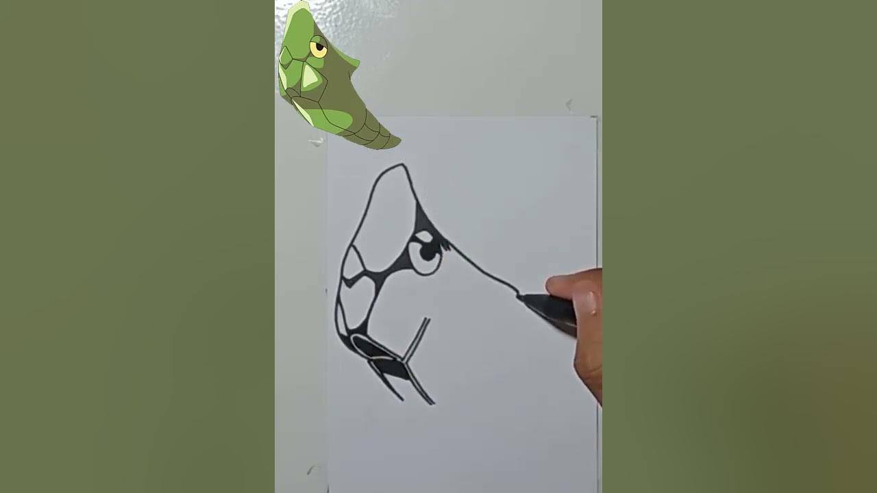 CARA MENGGAMBAR METAPOD MUDAH BANGET thumbnail