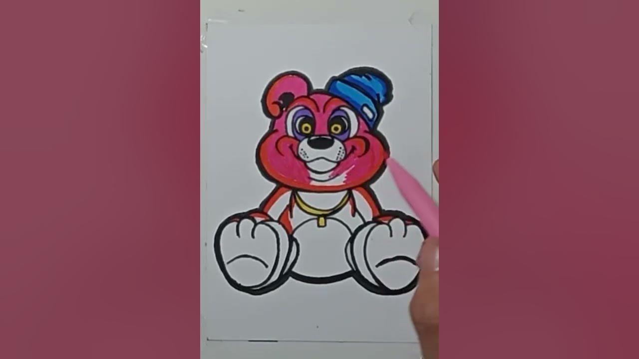 Menggambar grafity Karakter boneka beruang 🐻🐻🐻 thumbnail