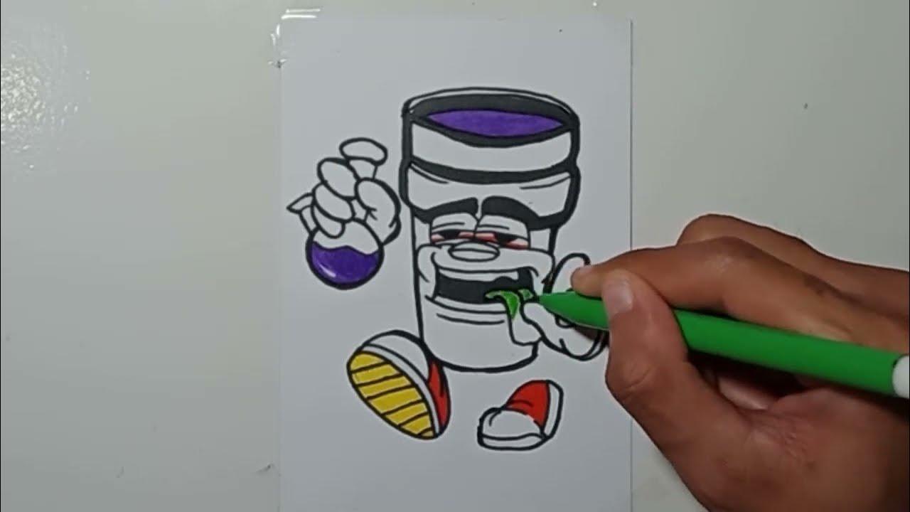 Menggambar Grafity Karakter CUPS PEMABUK thumbnail