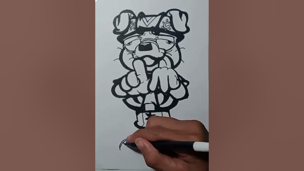 Cara Menggambar Grafity Karakter Anjing Metal thumbnail