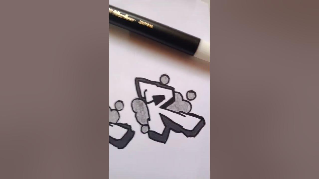 Drawing Grafity name FATHIR.R #shorts thumbnail