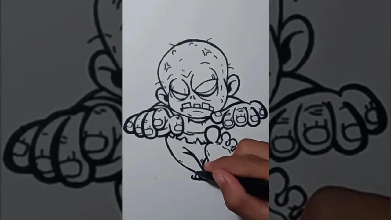 Menggambar Grafity Bayi Zombie thumbnail