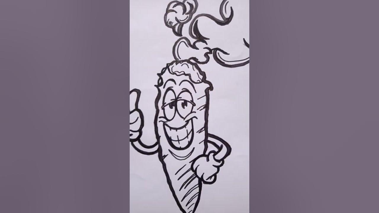 drawing smoking cigar graffiti #shorts thumbnail