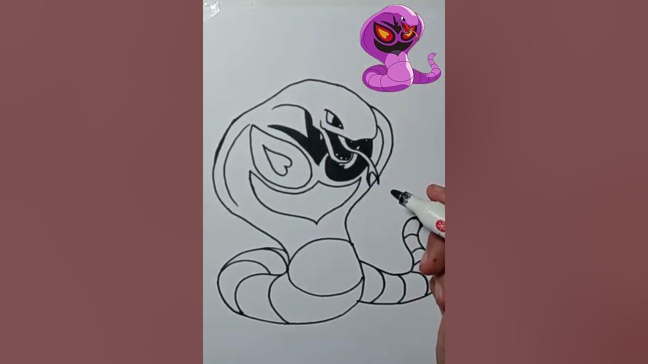 CARA MENGGAMBAR ARBOK MUDAH BANGET thumbnail