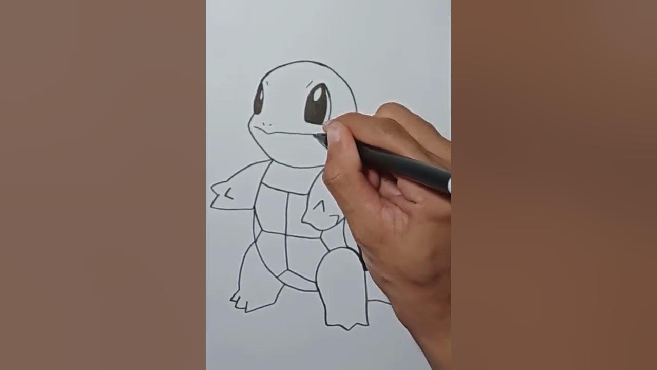 CARA MENGGAMBAR SQUIRTLE MUDAH BANGET thumbnail