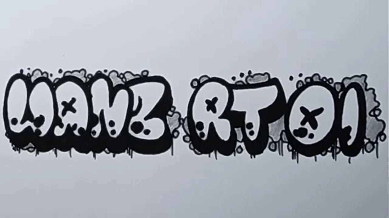 Menggambar Grafity Nama | WANZ RT 01 | Riquest thumbnail