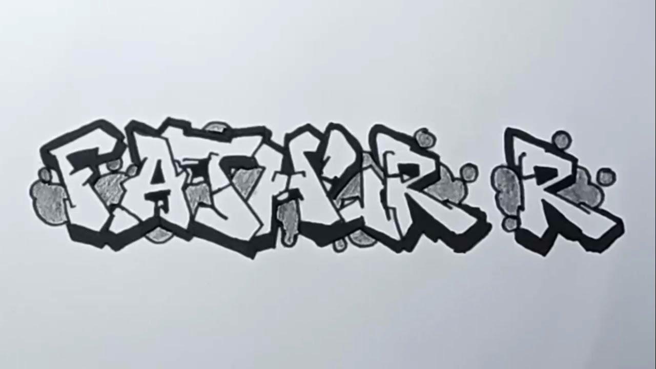 Menggambar Grafity Nama | FATHUR.R | Riquest thumbnail