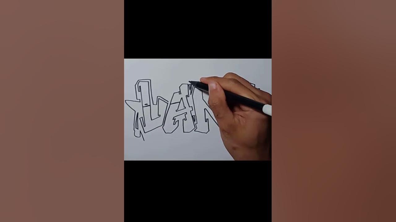 Drawing Graffity name VANY#shorts thumbnail