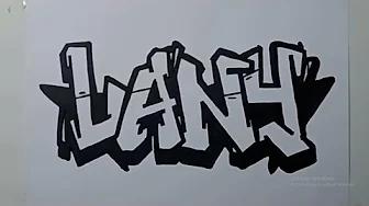 Menggambar Graffity Nama | VANY | Riquest thumbnail