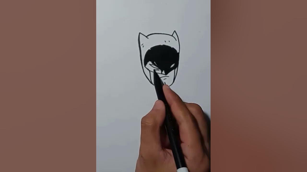 drawing batman chibi superhero#shorts thumbnail