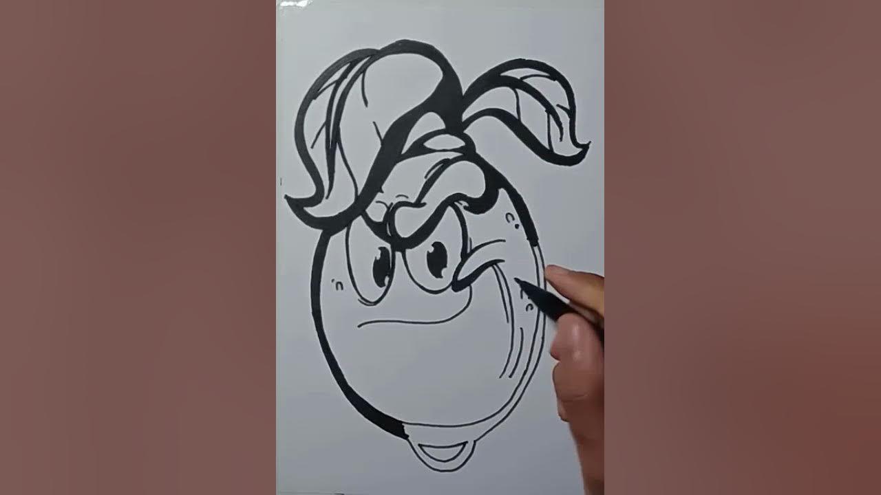 drawing orange character graffiti#shorts thumbnail