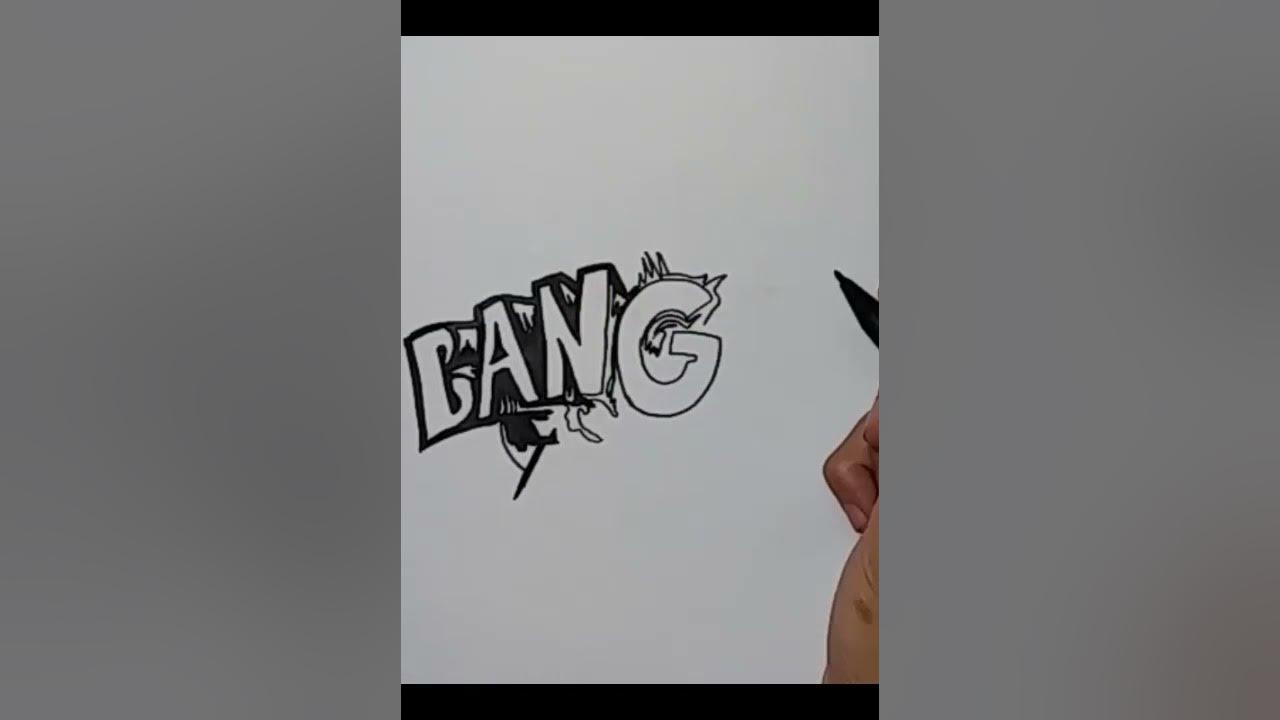 drawing grafity bang#shorts thumbnail