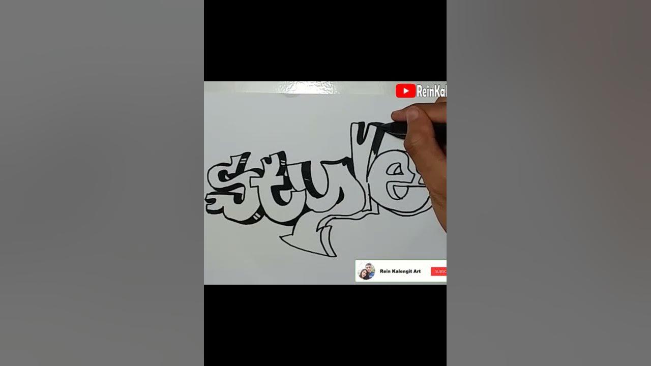 Drawing grafity Style #Shorts thumbnail