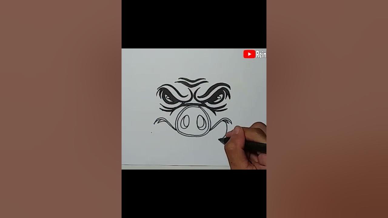 Drawing grafity karakter Pig#shorts thumbnail