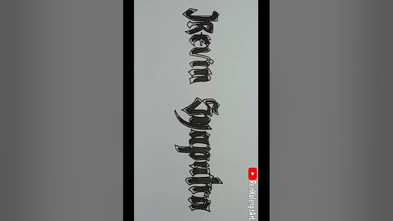 Drawing Grafity Name Kevin Syahputra#Shorts thumbnail