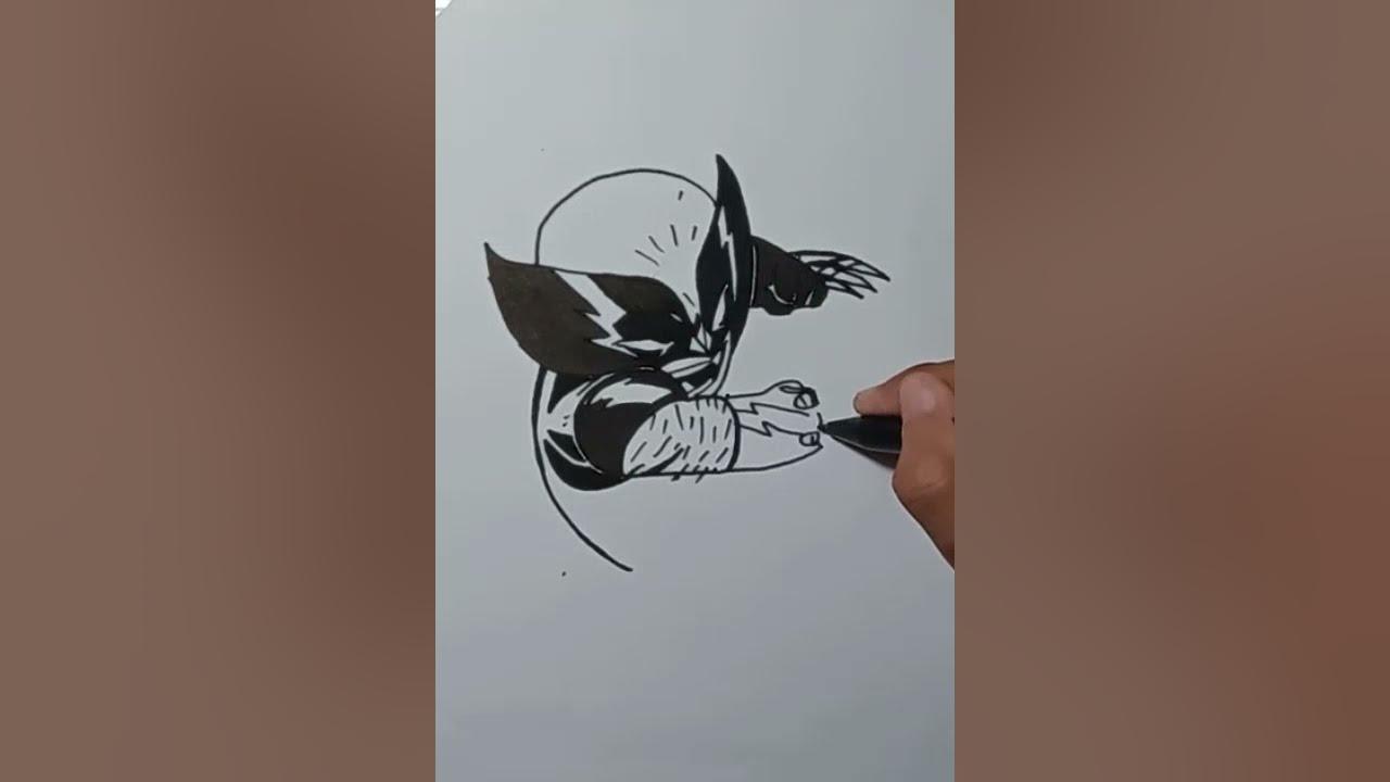 Menggambar Chibi Wolverine Superhiro thumbnail