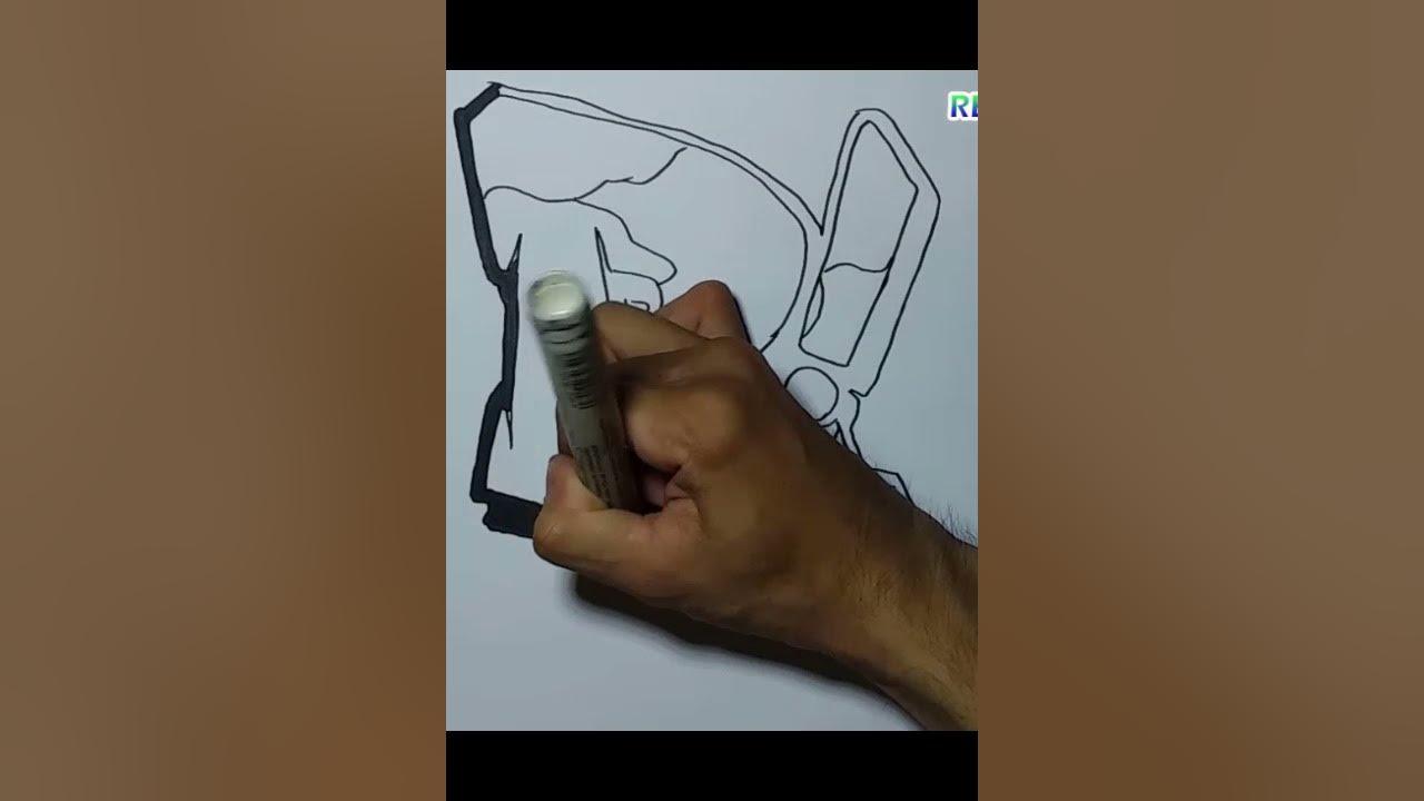 Drawing Grafity Letter R (#Shorts) thumbnail